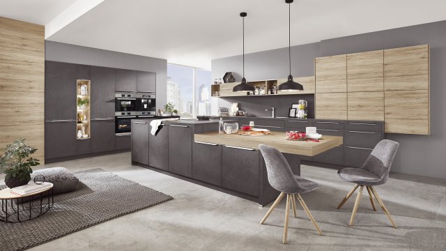 Немецкая кухня Nobilia StoneArt 373 Немецкая кухня Nobilia StoneArt 373